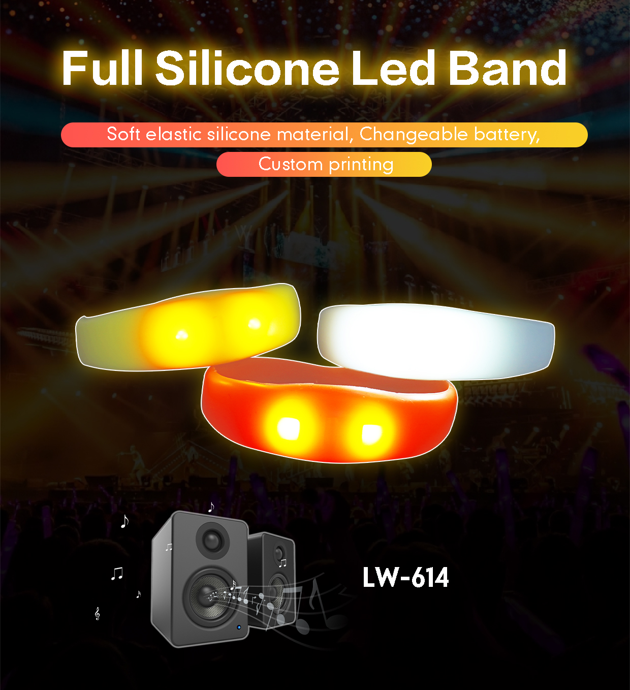 light up bracelets to music