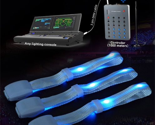 Nylon LED Wristband 5 Lights