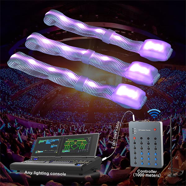 Nylon LED Wristband