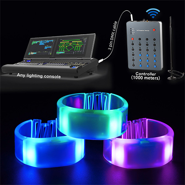 TPU W LED Wristband