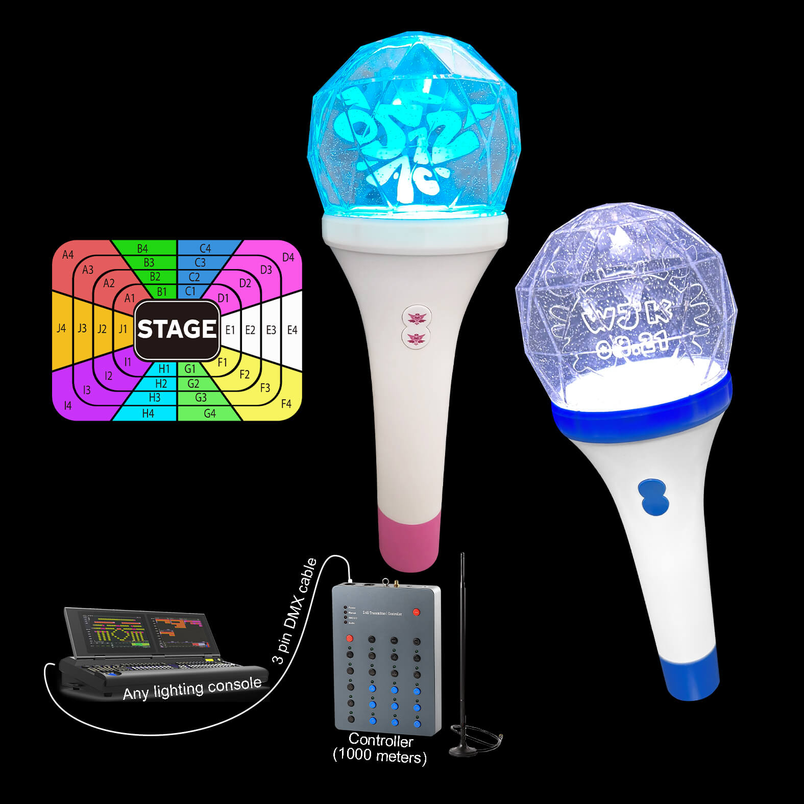 remote control lightstick