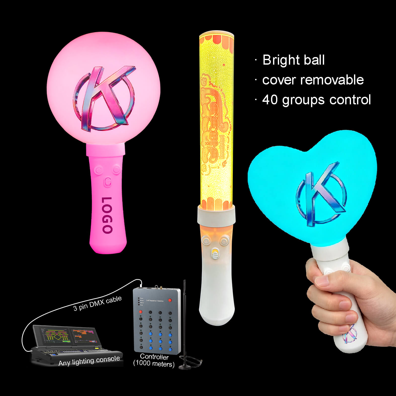 ball lightstick custom led light stick