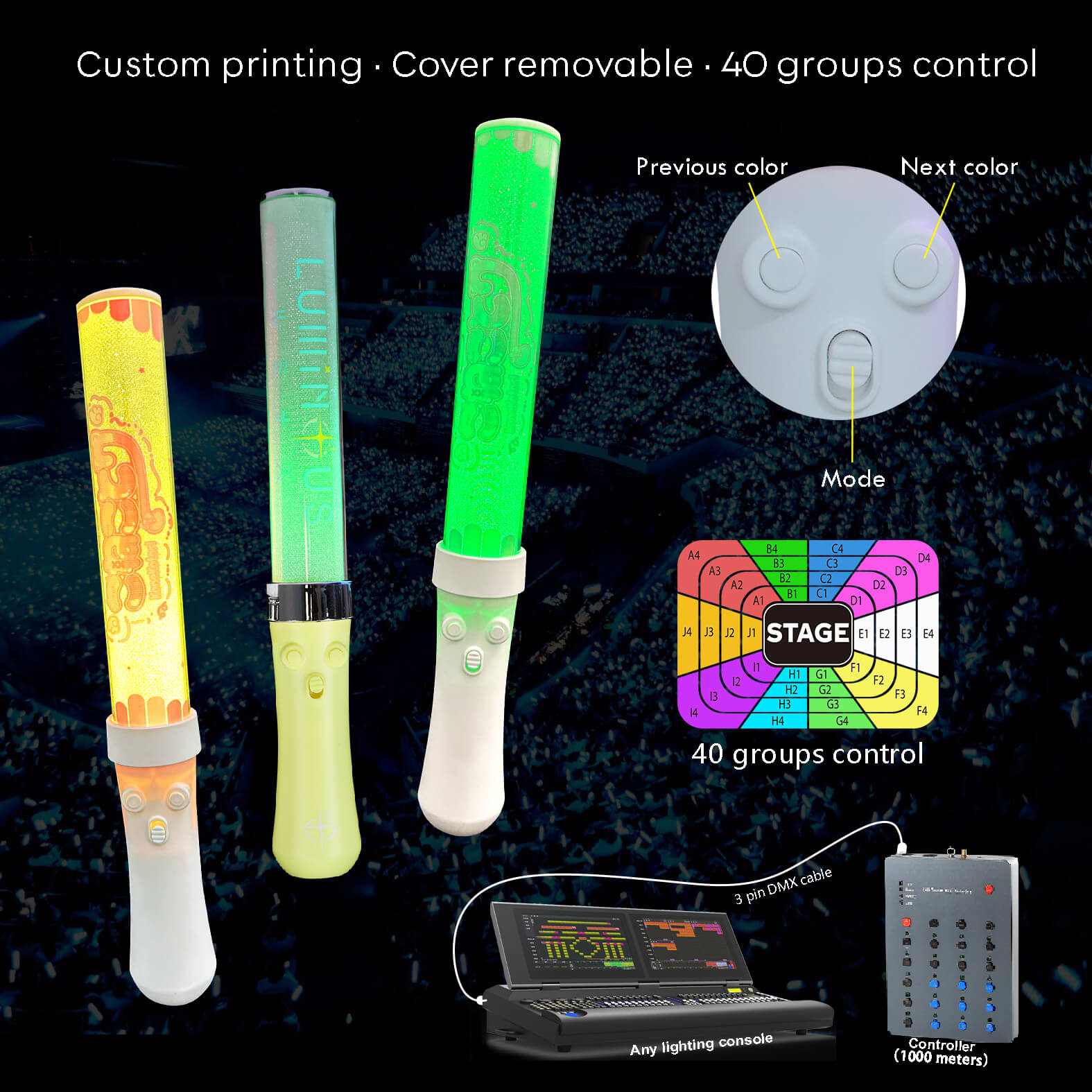 lightstick kpop pop led glow stick