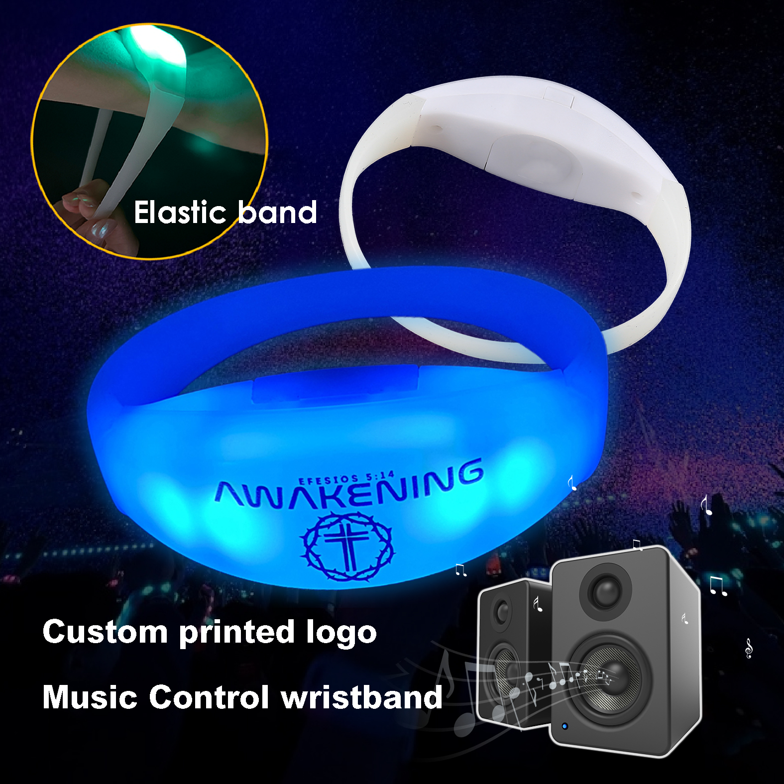 light up bracelets to music