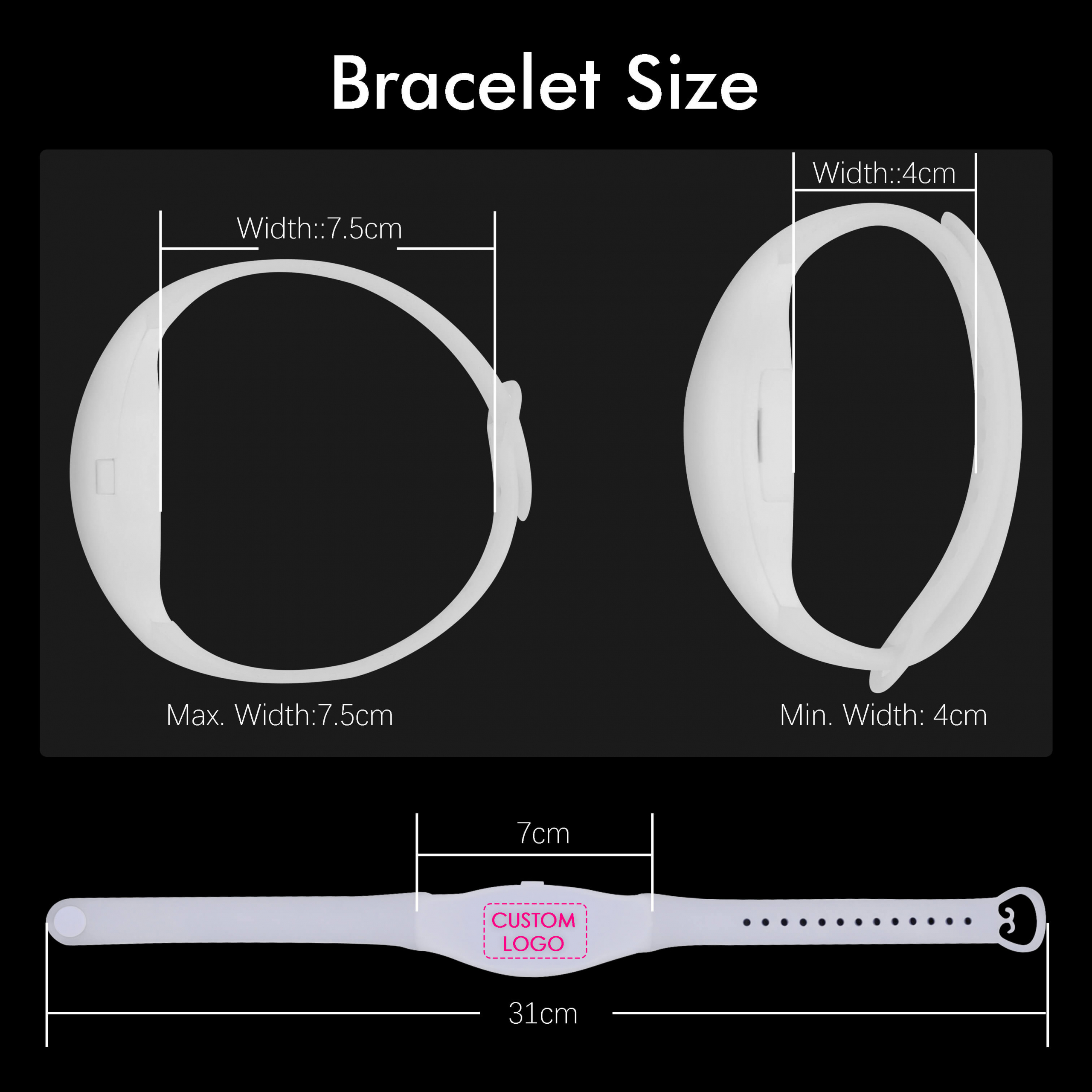 custom led bracelets led bracelet